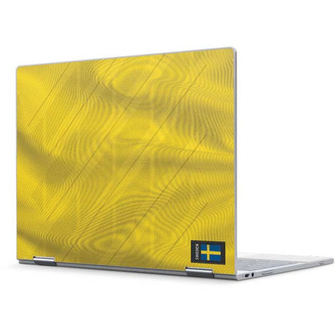 Sweden Soccer Flag Pixelbook Skin